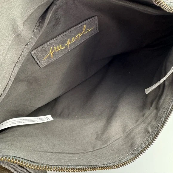 NWT Gray Free People Canyon Suede Sling Bag Crossbody - Picture 6 of 6